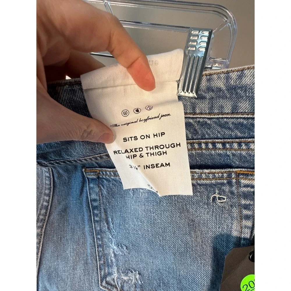 Rag & Bone Dre Denim Shorts‎ 31 Low Rise Cutoff Distressed Button Fly NWT